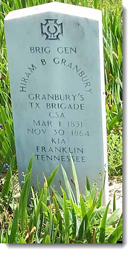 General Granbury Tombstone