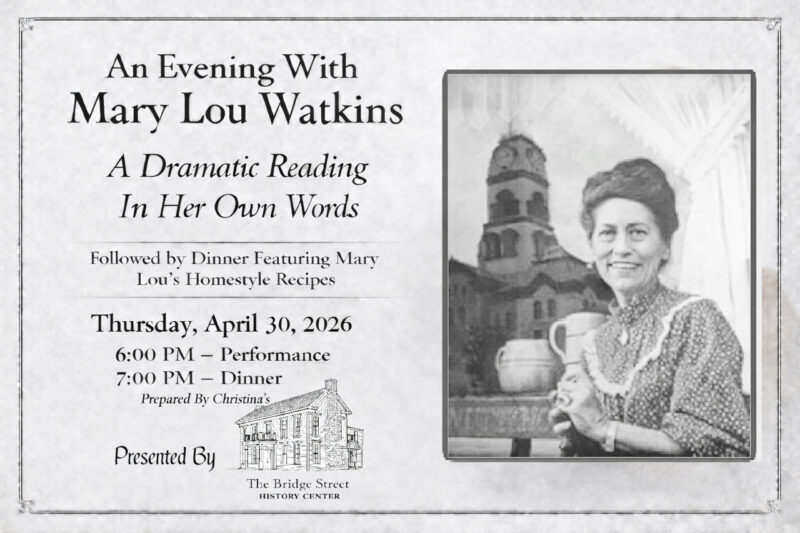 An Evening With Mary Lou Watkins – A Dramatic Reading In Her Own Words